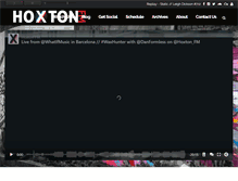 Tablet Screenshot of hoxton.fm